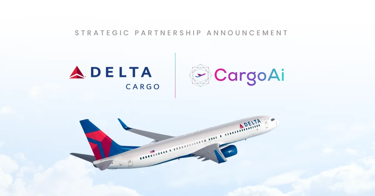 Delta Cargo selects CargoAi to power its digital booking capabilities