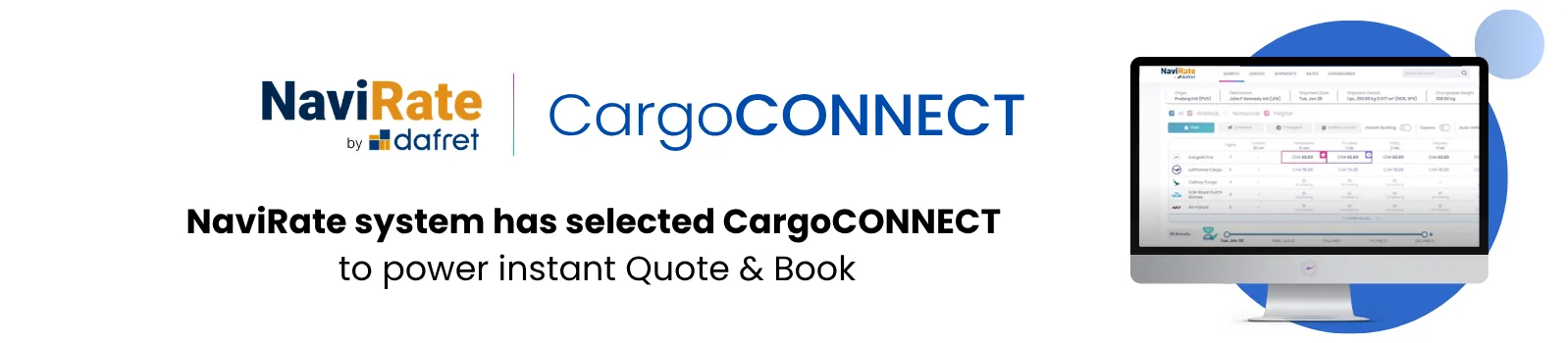 Dafret NaviRate CargoCONNECT Integration